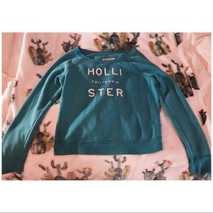 Blue Hollister sweater!